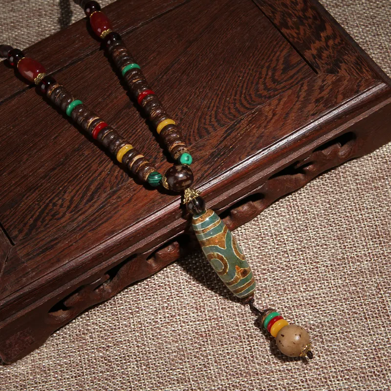 Accessories Bodhi Pendant Long Bead Necklace - 13 Style