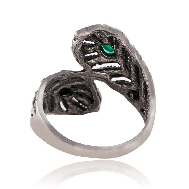 Hollow Feather Index Finger Ring