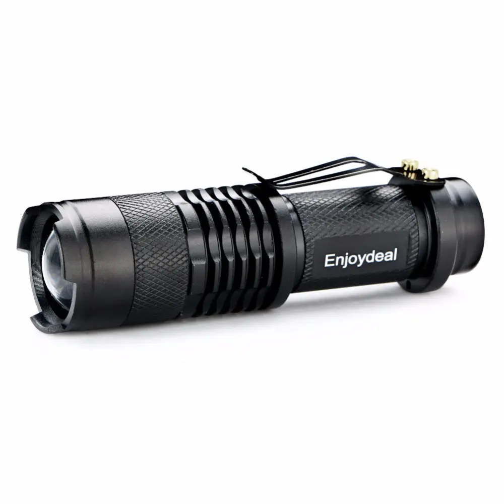 5 Colors Mini LED Flashlight Q5 2000lm Waterproof LED