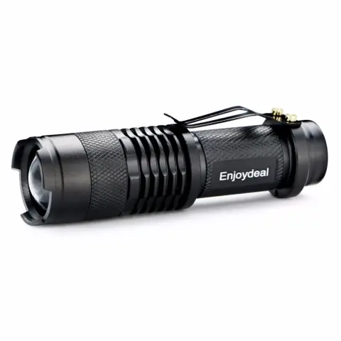 5 Colors Mini LED Flashlight Q5 2000lm Waterproof LED