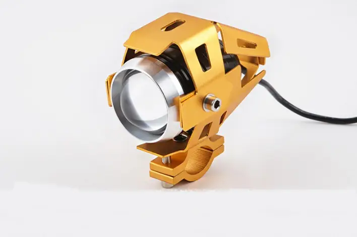 Motorcycle LED headlights flashing lights