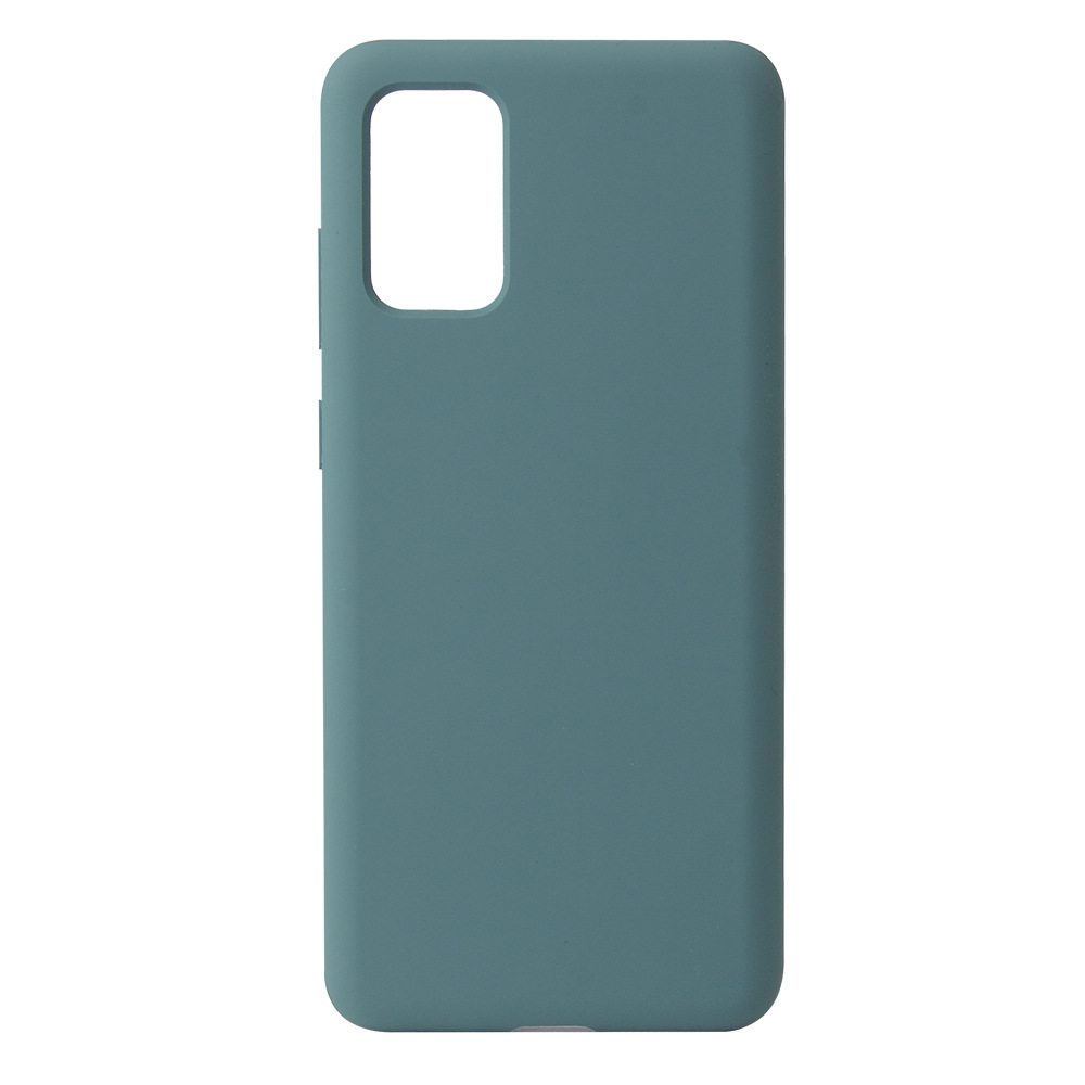 Coque de téléphone intégrale en silicone liquide – bleu cobalt – S21 Ultra