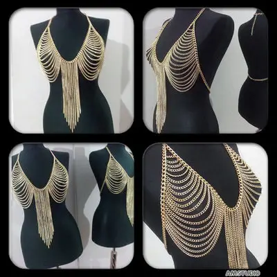 Chest Chain Tassel Body