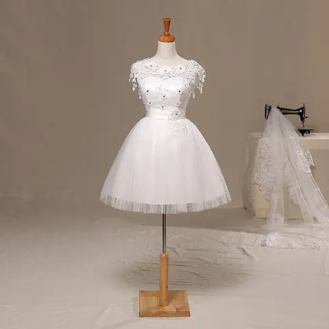 Betrothal Engagement Wedding Party Short Skirt Lace