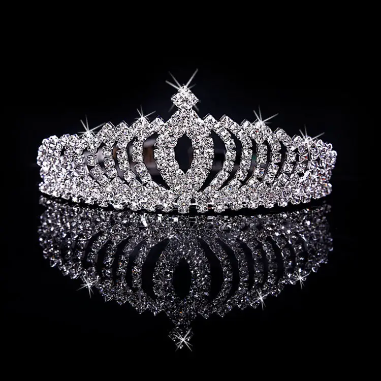 The Explosion of the Bride Wedding Dinner Rhinestone Hair