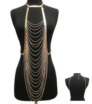 Body Chain Jewelry Long Necklace