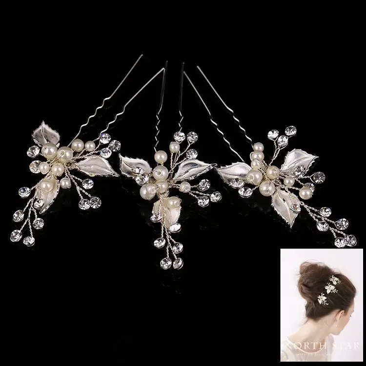 European Style Exquisite Handmade Jewelry Bride Wedding Dress Headdress