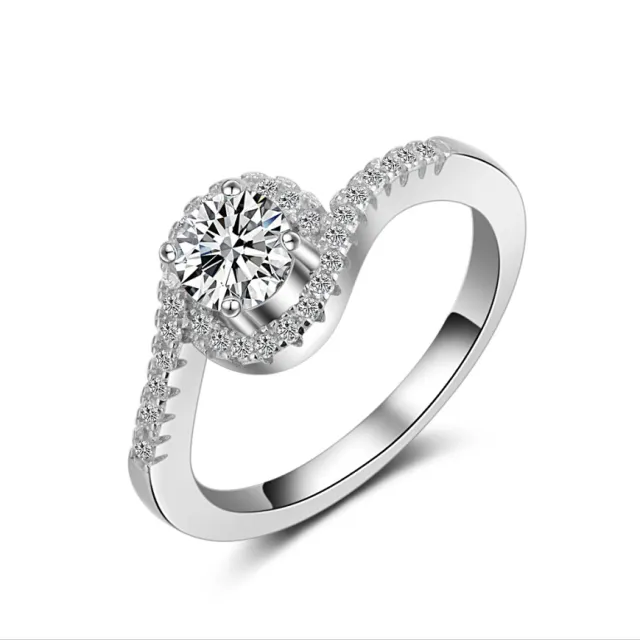 New platinum silver plating, extravagant twining micro impregnated Simulation Drill - Shop at LoveMi
