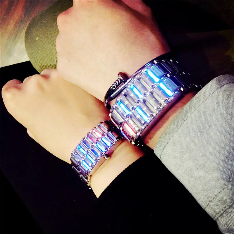 Creative LED Light Men Women Digital Wristwatches Style Male