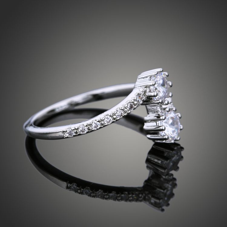 Foreign trade explosion hand ornament, European and American luxury, high-grade, zircon ring speed selling eBay wedding engagement ring — foto 3