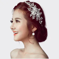 The Bride Wedding Headdress Flower Hair Accessories And Jewelry Manufacturers Diamond Alloy Crown Bride - View 1