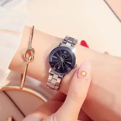 Stainless steel quartz watch