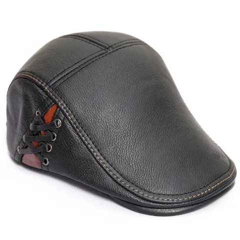 Men's Leather Cap