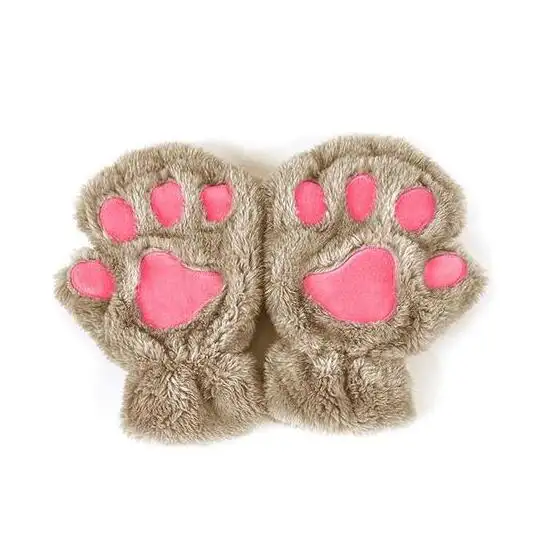 Winter Lovely Half Cover Paw Bear Cat
