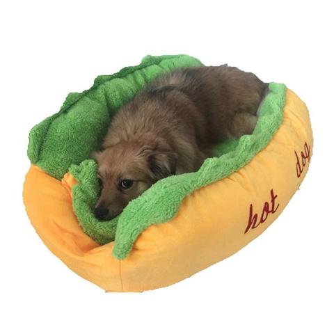 Cute Hot Dog Nest Pet Fashion Nest Mat Soft And Elastic