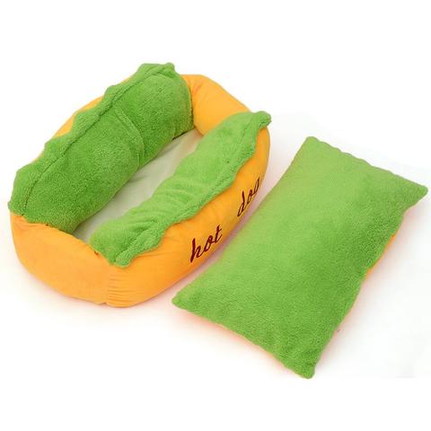 Cute Hot Dog Nest Pet Fashion Nest Mat Soft And Elastic