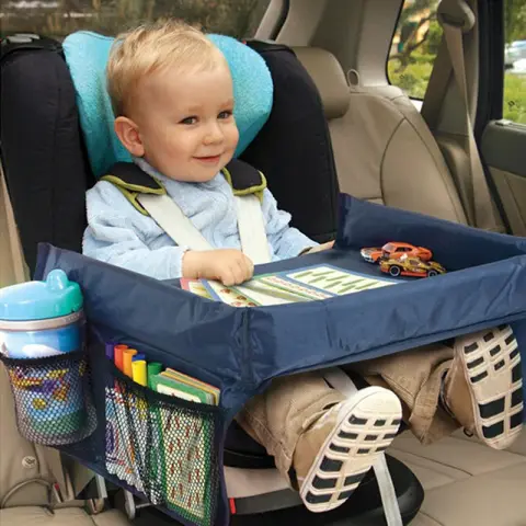 Vehicle-mounted Children's Waterproof Toy Table Tray