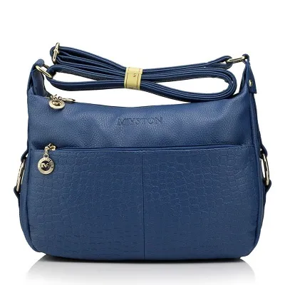 Ladies fashion mom pack single shoulder bag explosion trend old Handbag Shoulder Bag diagonal bag Blue - Shop at LoveMi