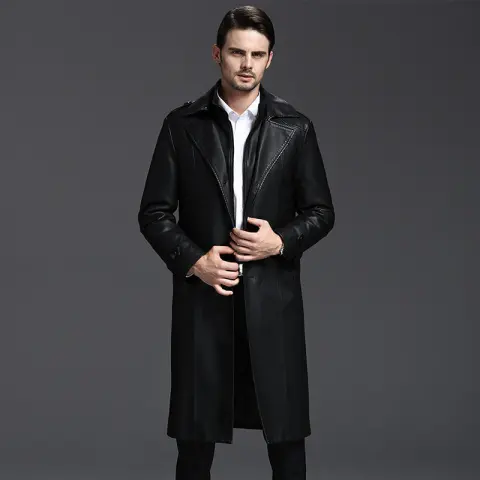Men's Leather Coat