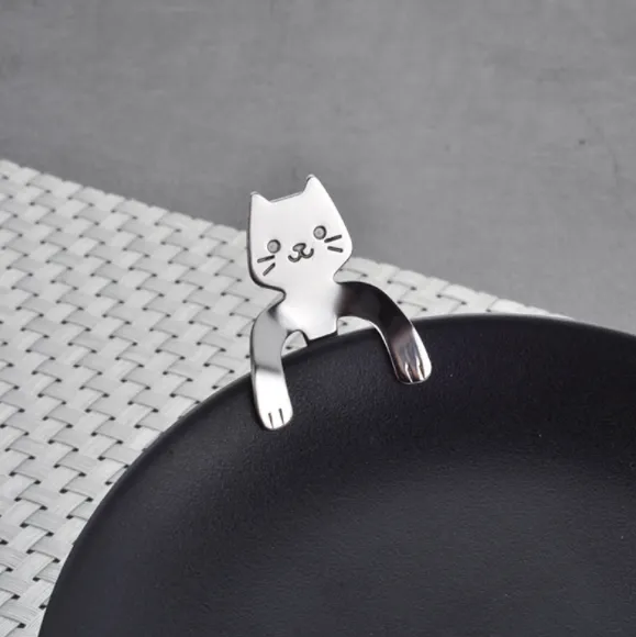 Coffee spoon, 304 creative stainless spoon, dessert spoon, cute cartoonhandle, hangingfeces coffee spoon – image 5