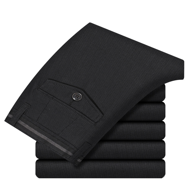 Domestic single men's clothing cut tail goods autumn and winter business casual men's daily versatile work wear casual pants men's trousers