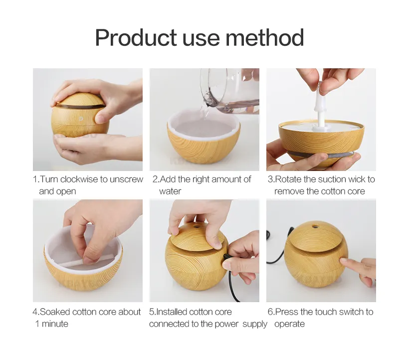 USB Aroma Essential Oil Ultrasonic Cold Steam