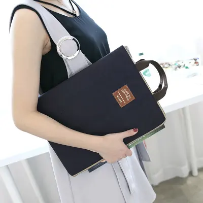 Winner Solid Color Large Capacity A4 File Package