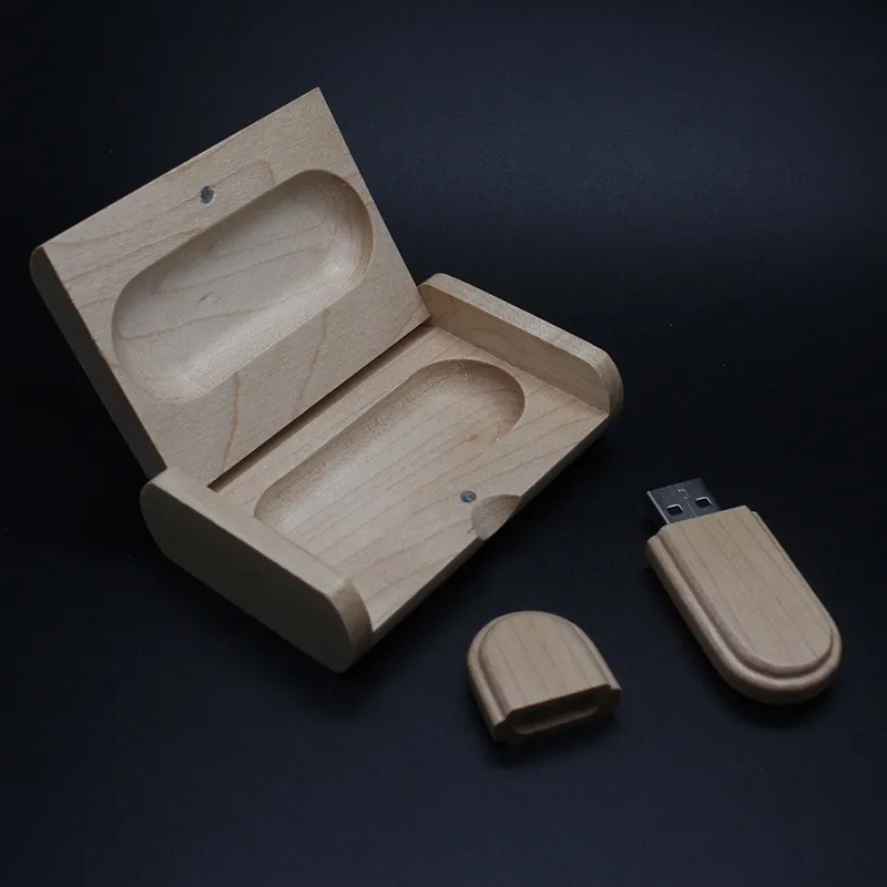 Manufacturers of customized business advertising gifts U disk can be printed logo wooden lettering business anniversary gift – image 4