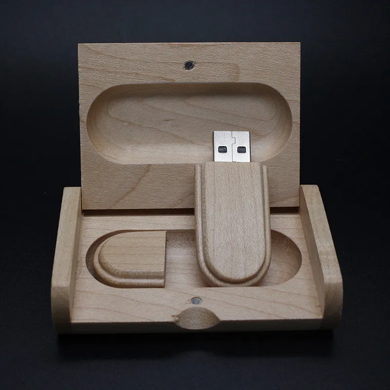 Manufacturers of customized business advertising gifts U disk can be printed logo wooden lettering business anniversary gift – image 6
