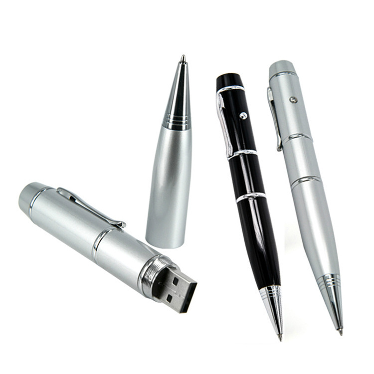 Multi-function U disk pen metal pen laser pen 7