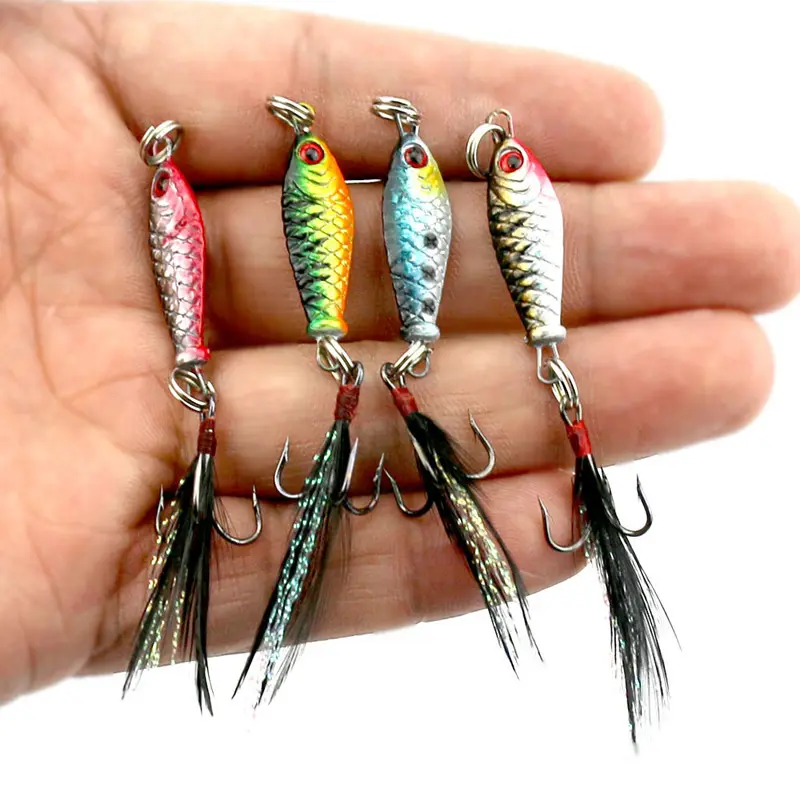 HENGJIA Mini Lead Fish Bait 6.4g Road Subiron 2.5cm