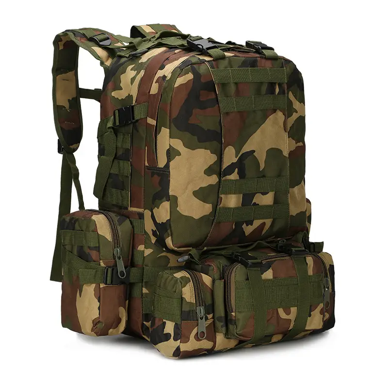 Tactical Hiking Backpack 50L Outdoor Rucksack for Camping and Travel