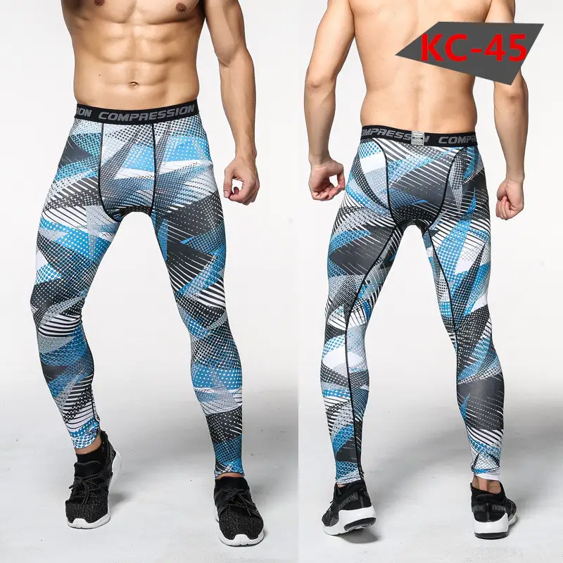 Spot Camouflage, Body-building Pants, Male, Fast Dry Pants, Running Riding Pants