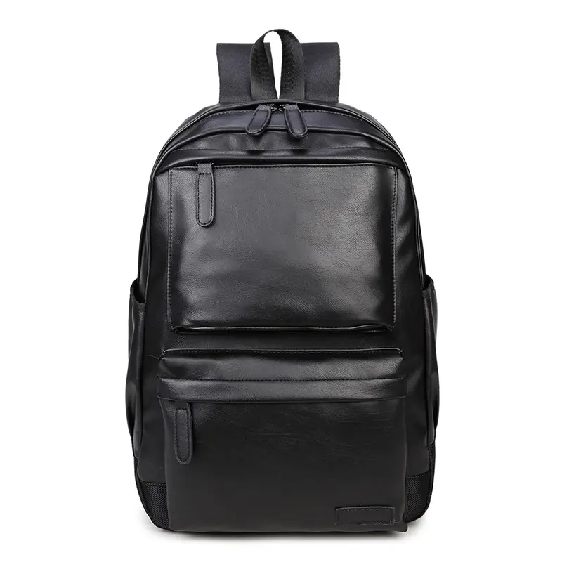New Men's Travel Bag Fashion Backpack Pu Shoulder Bag