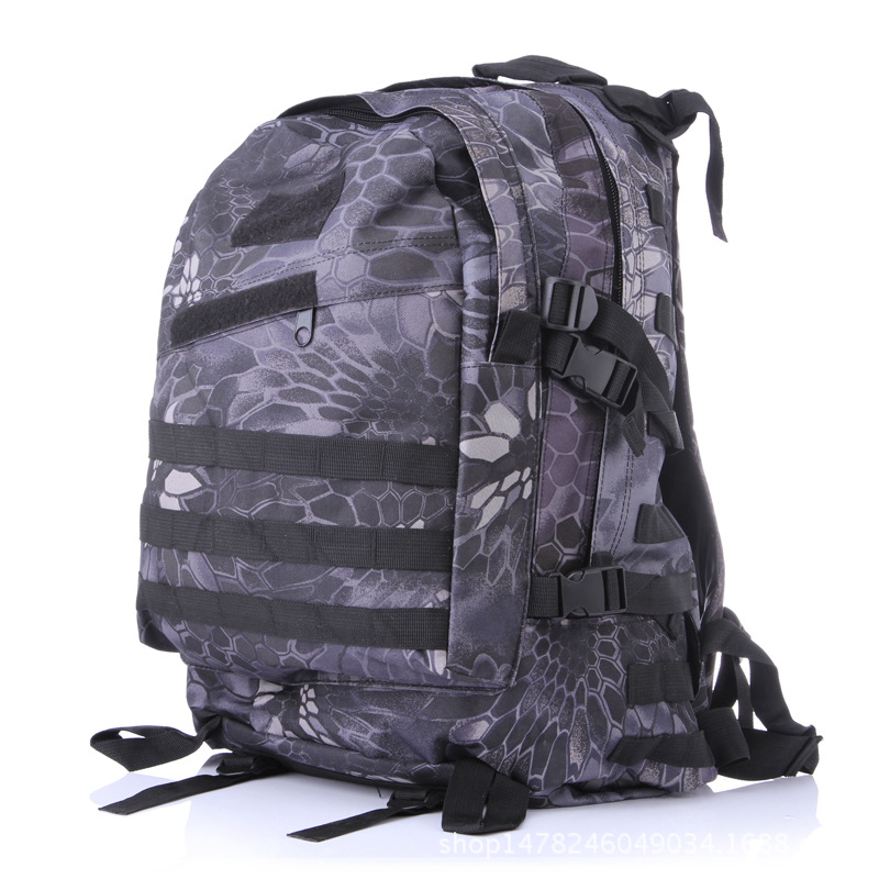 Camouflage camouflage multi function double shoulder bag waterproof Oxford cloth mountaineering bag 3D tactical movement outdoor Bag Backpack — view 4