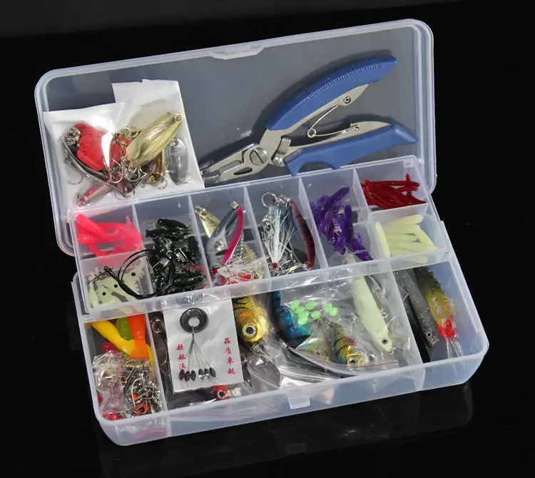 Fishing Lures Set Mixed Minnow Hooks Fish