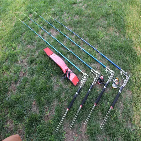 Automatic Fishing Rod Rod Pole Spring Rod Rod Support