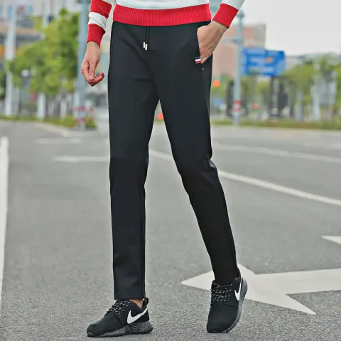 Spring and Autumn Men's Casual Trousers Korean Pants Fast
