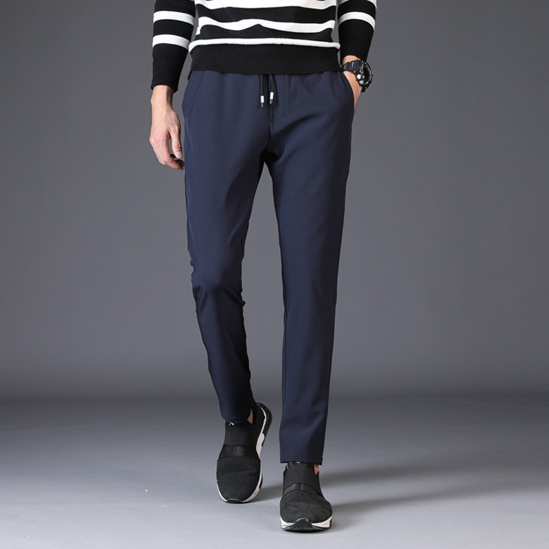 Men’s Casual Pants Spring And Summer Slim Straight Trousers