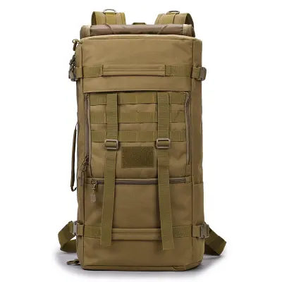 60 Liters of Outdoor Camouflage Bag Mountaineering Bag Nylon