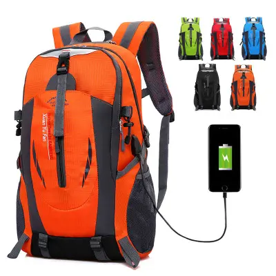 USB Rechargeable Bag New Double Shoulder Bag Male Large