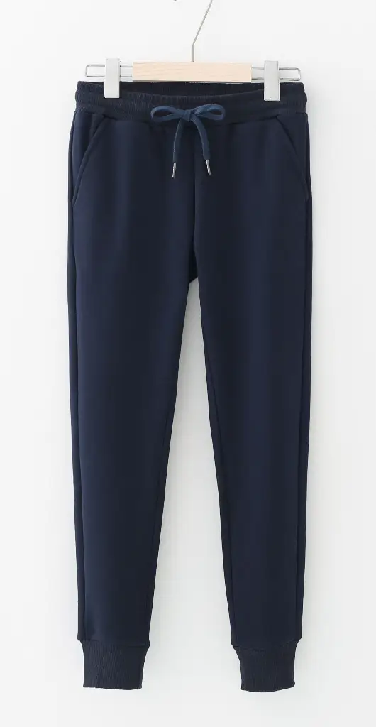 Cashmere casual pants autumn and winter new style, simple and easy to add loose trousers and warm pants Haren pants