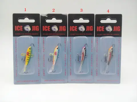 4 Colors Optional Ice Hook Road Sub Bait 60mm