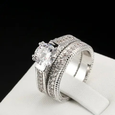 Hot Engagement Rings Diamond Sets Ring Jewelry