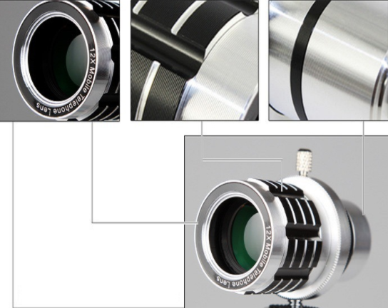 12X mobile telescope general 12 times long focal camera lens with three foot travel universal universal omnipotent - Image 3