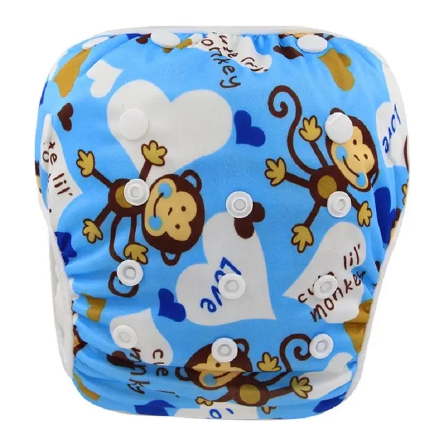 Swim Diaper Wear for Baby Reusable Toddler Swimsuit Adjustable