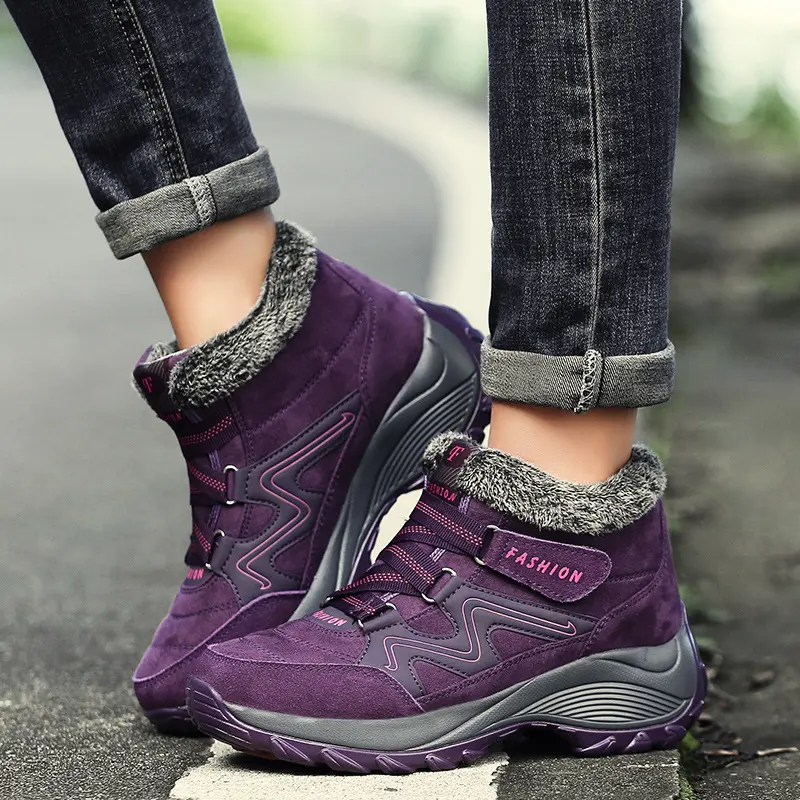 Hiking Shoes for Women Real Leather Non-Slip Outdoor Boots