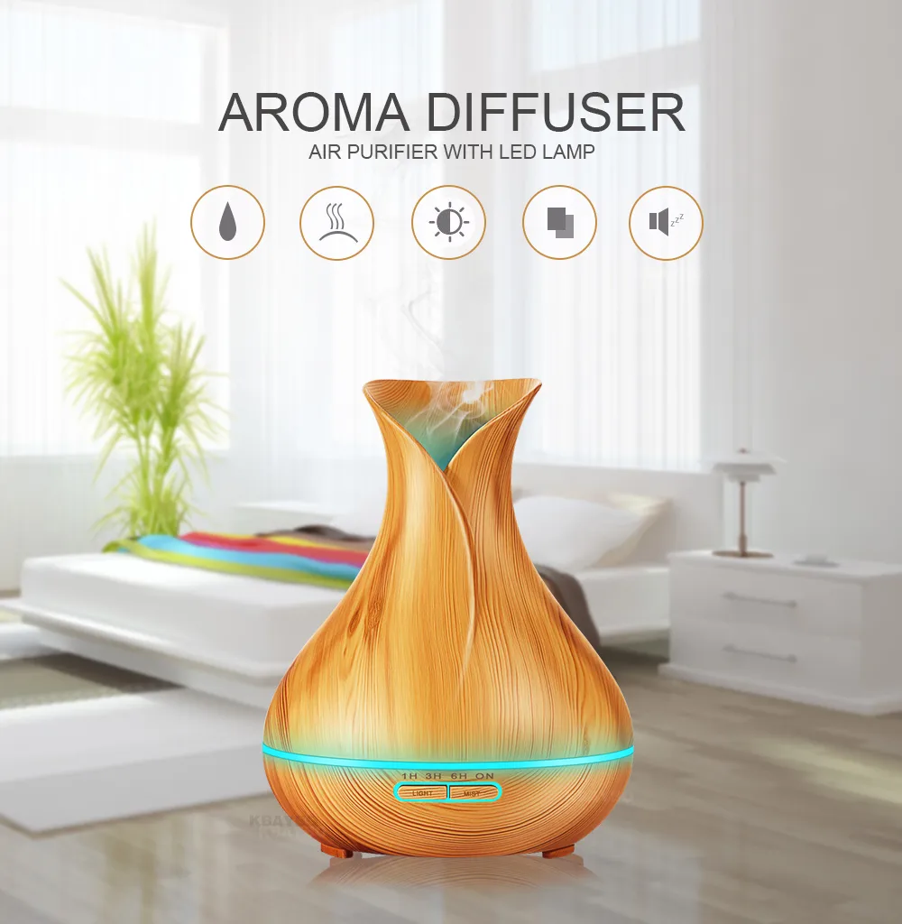 400 Ml Humidifier 7 Changement DE Couleur LED Lumieres