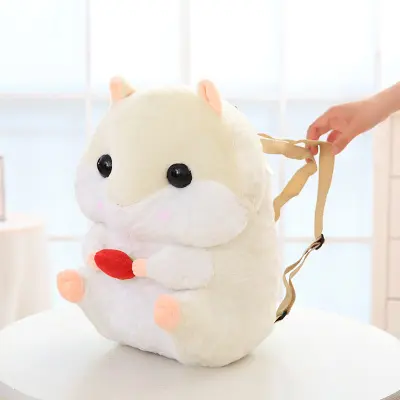 Lolita Round&Fat Hamster Plush Doll Backpack Cosplay Bag Cute