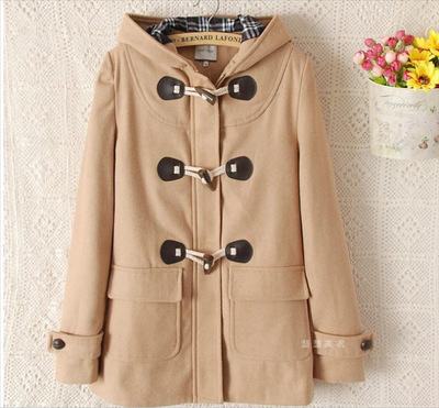 Japanese Girls School Student Uniform JK Horn Buckle Coat Trench Cute Winter Long Sleeves Outwear 5 Colors No Add Cotton Paragraph - Shop at LoveMi